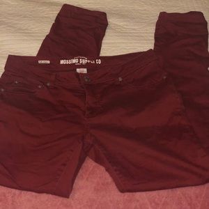 Mossimo rust color jeans